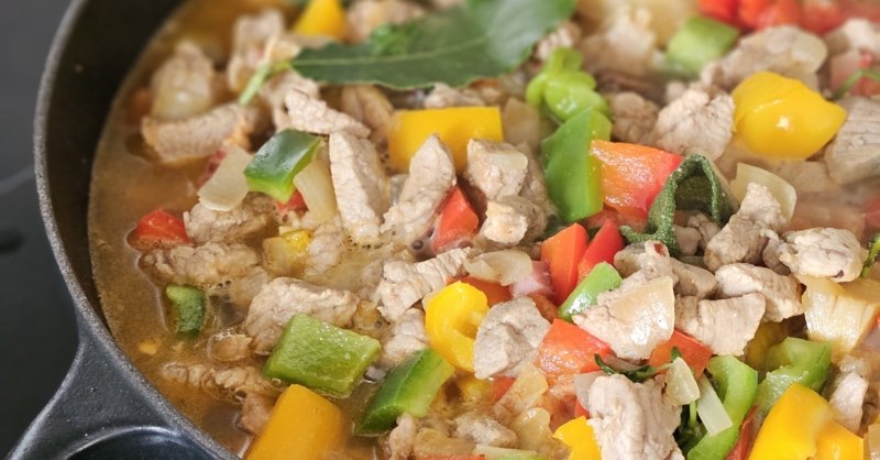 Ma recette du sauté de veau aux poivrons façon Axoa