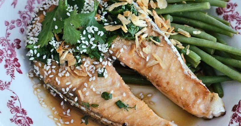 Ma recette de la p'tite sauce express pour assaisonner du saumon