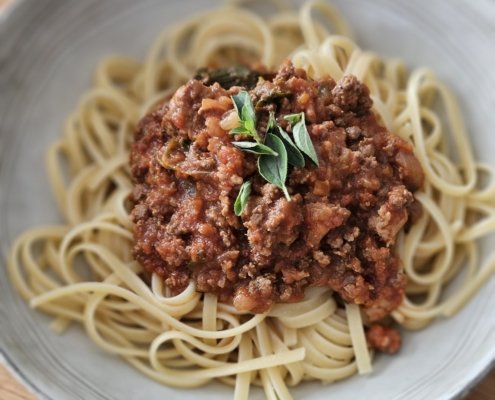 La meilleure recette des linguines à la Bolognaise