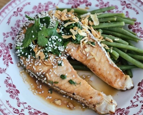 Ma recette de la p'tite sauce express pour assaisonner du saumon