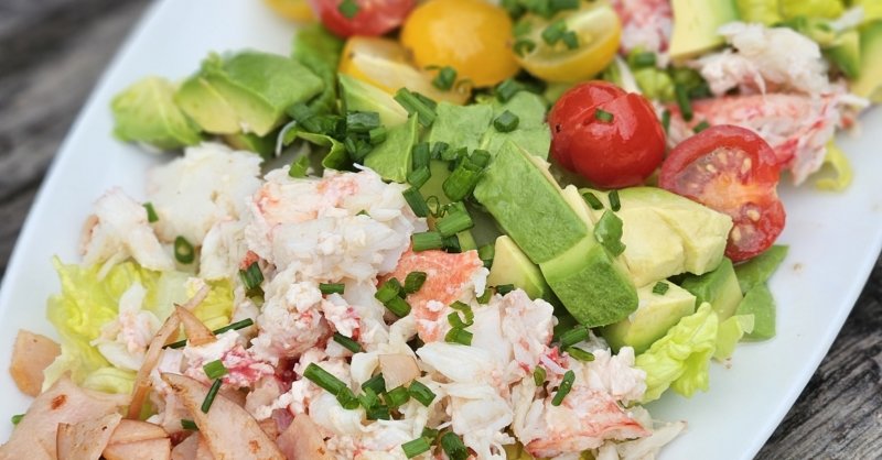 La recette chic de la salade au homard