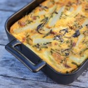 Frittata au chorizo et aux asperges blanches