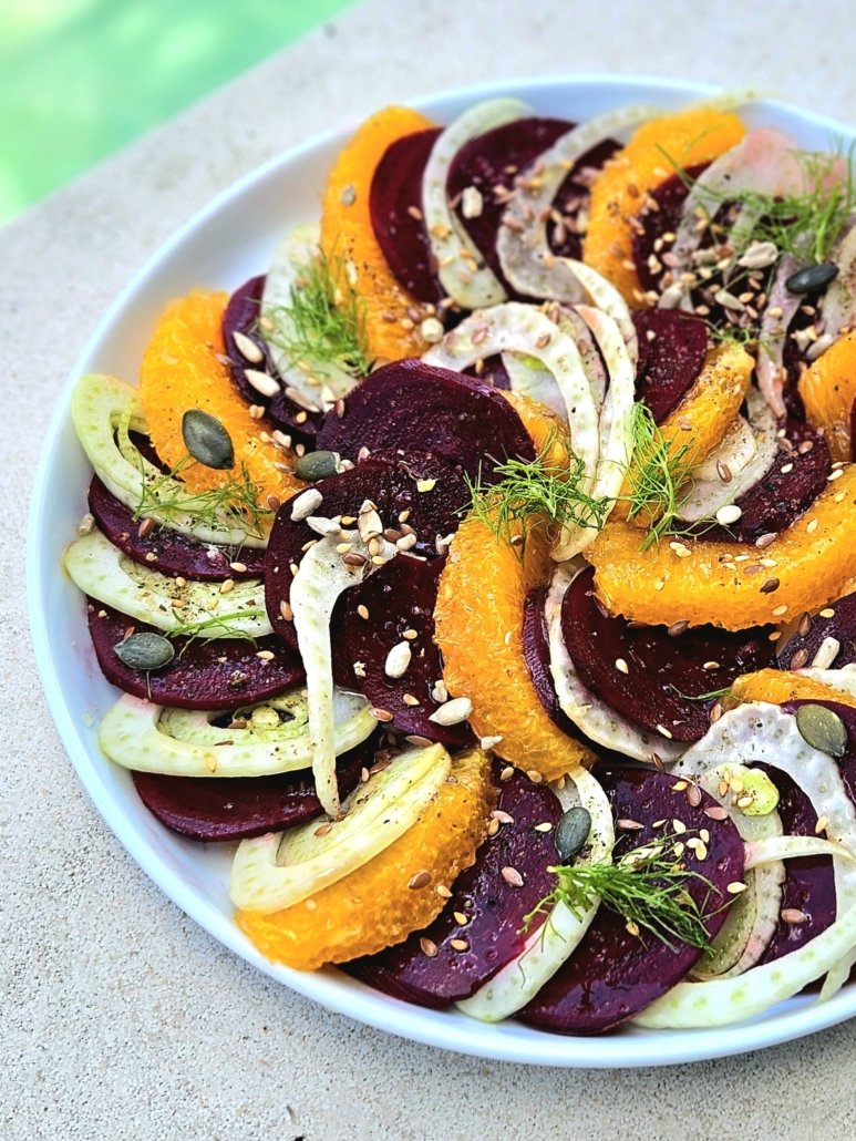 salade de betterave, orange & fenouil