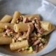 Rigatoni aux courgettes et bacon