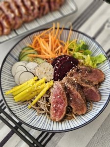 Tataki de magret de canard